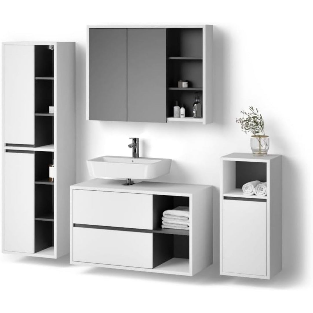 Set arredo bagno Set 3 con cassetti