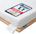 7,5 cm dicker zertifizierter Gelschaum-Matratzentopper mit flexibler H3/H4 Haerte, waschbar und atmungsaktiv, passend fuer Betten, Schlafsofas und Wohnwagen 140 x 200 cm