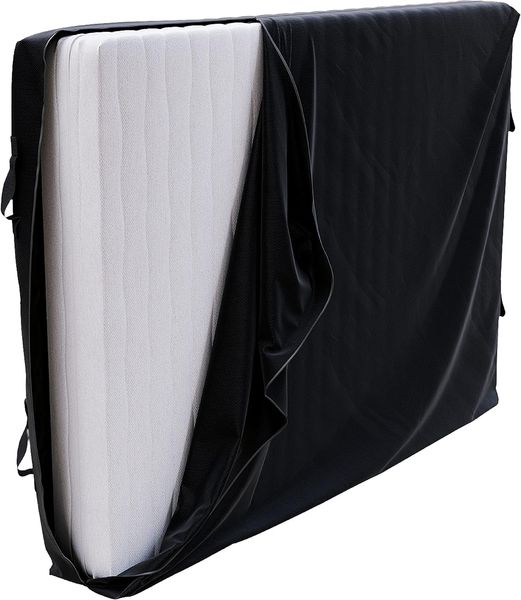 Oeko-Tex zertifizierte Matratzen-Aufbewahrungshuelle mit Reissverschluss, EU-gefertigt, geeignet fuer 25 cm dicke Matratzen der Groesse 120 x 200 cm